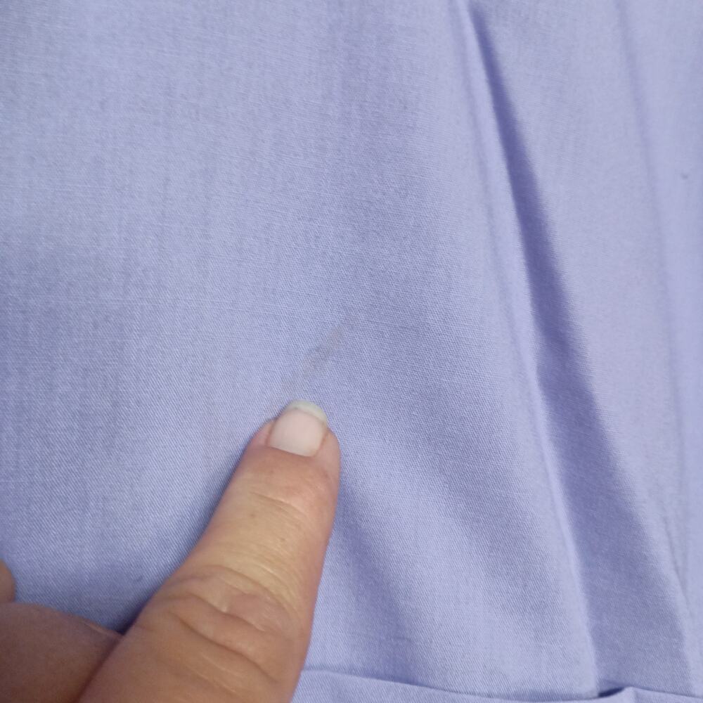 Stafford Men’s XL Purple Long Sleeve Button-Up Dress Shirt - Picture 7 of 7